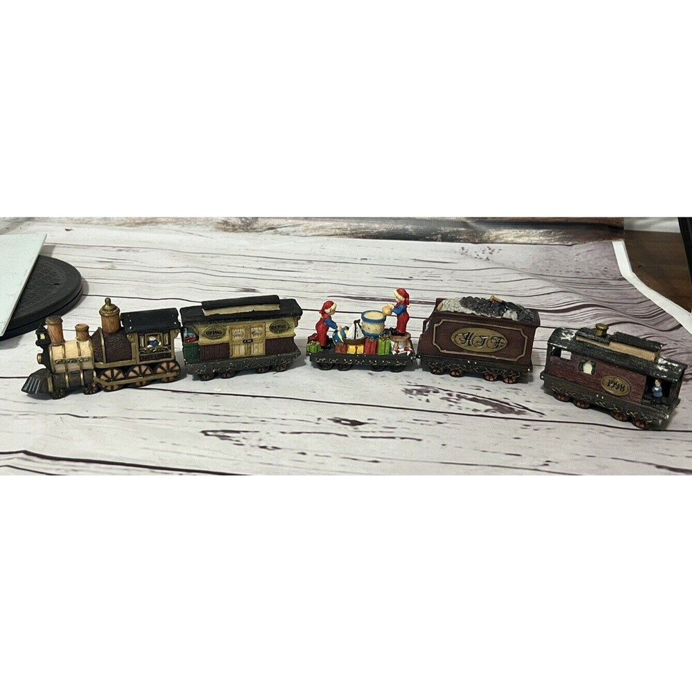 JC Penney Home Town Express Train Set 1998 Lot Of 5 Unused Vintage Christmas